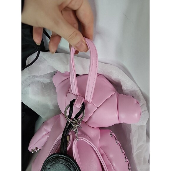 Pink Tormented Teddy Bear Backpack Bag Dolls Kill New W/ 2 Dustbags - Picture 15 of 16